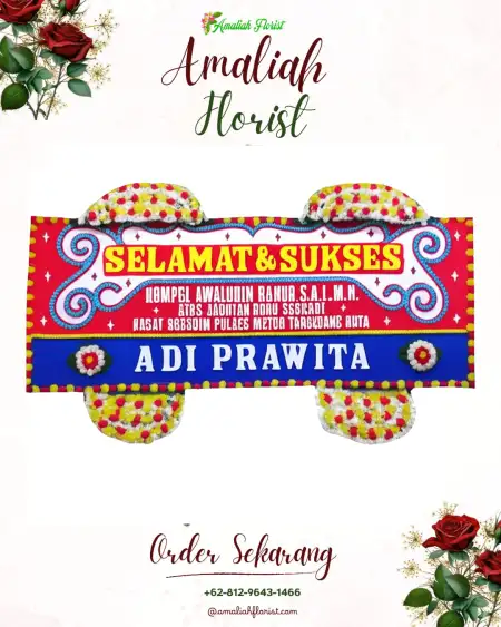Papan Bunga Ucapan Selamat Gading Rejo